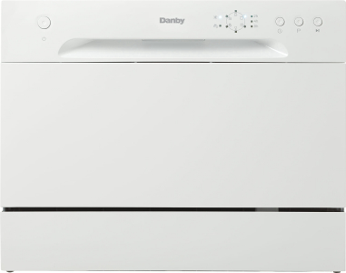 Danby6 Place Setting Countertop Dishwasher in White