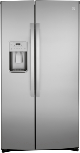 GE25.1 Cu. Ft. Fingerprint Resistant Side-By-Side Refrigerator
