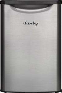 Danby2.6 cu. ft. Compact Fridge in Stainless Steel - Blemished