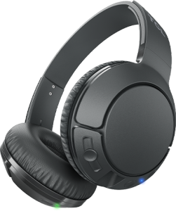 TclTCL Shadow Black Wireless On-ear Noise Cancelling Headphones with Mic - MTRO200NCBK