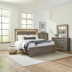 Liberty Furniture IndustriesQueen Panel Bed, Dresser & Mirror, Chest