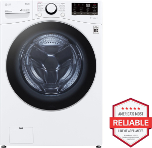LG Appliances4.5 cu. ft. Ultra Large Capacity Smart wi-fi Enabled Front Load Washer with Built-In Intelligence & Steam Technology