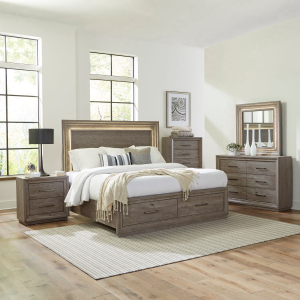 Liberty Furniture IndustriesQueen Storage Bed, Dresser & Mirror, Chest, Night Stand