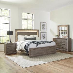 Liberty Furniture IndustriesQueen Panel Bed, Dresser & Mirror, Night Stand