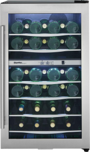 Danby38 Bottle Free-Standing Wine Cooler in Stainless Steel