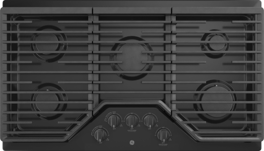 GE36" Built-In Gas Cooktop with 5 Burners and Dishwasher Safe Grates
