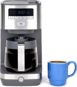 GE12 Cup Drip Coffee Maker with Adjustable Keep Warm Plate