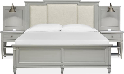 Magnussen HomeComplete Queen Wall Bed w/Upholstered HB