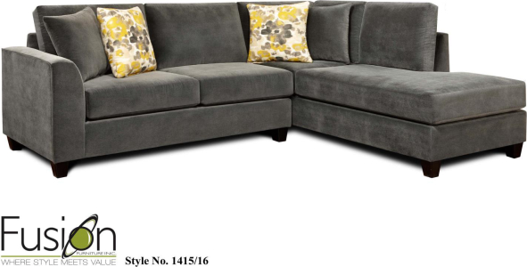 Wood House Upholstery2pc Sectional
