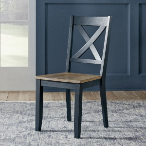 Liberty Furniture IndustriesX Back Side Chair- Navy (RTA)