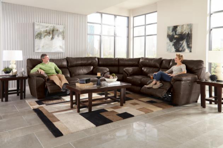 CatnapperPower Lay Flat Reclining Sofa