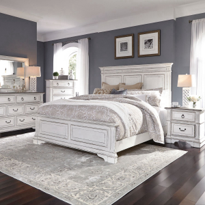 Liberty Furniture IndustriesKing California Panel Bed, Dresser & Mirror, Chest, Night Stand