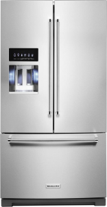 KitchenAid26.8 Cu. Ft. Standard-Depth French Door Refrigerator with Exterior Ice and Water Dispenser