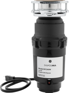 GEDISPOSALL&reg; 1/2 HP Continuous Feed Garbage Disposer Corded