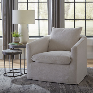 Liberty Furniture IndustriesUph Swivel Accent Chair - Ivory