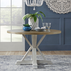 Liberty Furniture IndustriesSingle Pedestal Table- White