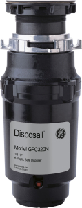 GEDISPOSALL&reg; 1/3 HP Continuous Feed Garbage Disposer Non-Corded