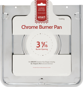 FrigidaireSmart Choice Square Chrome Burner Pan, Fits Specific