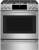 CafÃ©™ 30" Smart Slide-In, Front-Control, Gas Range with Convection Oven