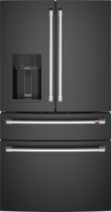 CafeCaf(eback)&trade; ENERGY STAR&reg; 22.3 Cu. Ft. Smart Counter-Depth 4-Door French-Door Refrigerator