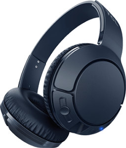 TclTCL Slate Blue Wireless On-ear Bluetooth Headphones with Mic - MTRO200BTBL