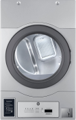 7.0 CF Commercial Electric Dryer, Bottom Ctrl (STACKED SETUPS ONLY) - Silver