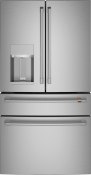 Caf(eback)™ ENERGY STAR® 22.3 Cu. Ft. Smart Counter-Depth 4-Door French-Door Refrigerator