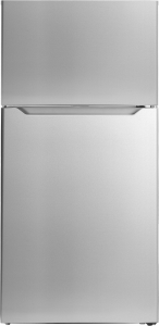 Danby14.2 cu. ft. Apartment Size Fridge Top Mount in Stainless Steel
