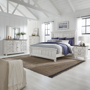 Liberty Furniture IndustriesQueen Panel Bed, Dresser & Mirror, Chest, Night Stand