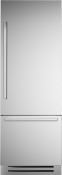 30 inch built-in Bottom Mount Refrigerator with ice maker, stainless steel Stainless Steel