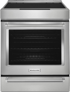 KitchenAid30-Inch 4-Element Induction Slide-In Convection Range with Air Fry