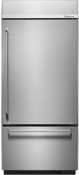 20.9 Cu. Ft. 36" Width Built-In Stainless Bottom Mount Refrigerator with Platinum Interior Design