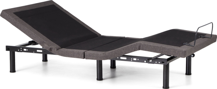 MaloufS655 Adjustable Base - Full in Charcoal