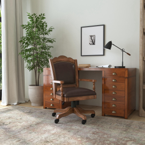 Hillsdale FurnitureNassau Wood Office Chair in Brown