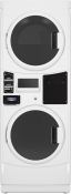 Commercial Electric Stack Washer/Dryer, Card Reader Ready or Non-Vend