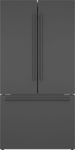 Bosch800 Series French Door Bottom Mount Refrigerator 36" Black stainless steel B36CT80SNB