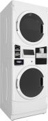 Commercial Gas Stack Washer/Dryer, Coin Drop Ready