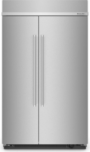 KitchenAid30 Cu. Ft. 48" Built-In Side-by-Side Refrigerator with PrintShield&trade; Finish