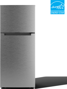 Element ApplianceElement Electronics 17.6 cu. ft. Top Freezer Refrigerator, Ice Maker Ready - Stainless Look, ENERGY STAR (ENR18TFGCS)