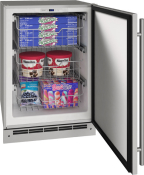 Ofz124 24" Convertible Freezer With Stainless Solid Finish (115 V/60 Hz Volts /60 Hz Hz)