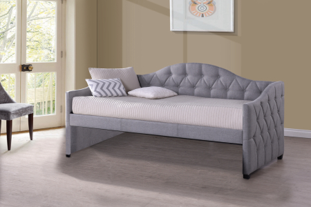Hillsdale FurnitureTwin Jamie Upholstered Daybed in Gray