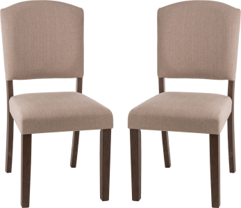 Hillsdale FurnitureEmerson Wood Dining Chair, Set of 2 in Oyster Beige