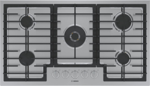 800 Series Gas Cooktop 36" Stainless steel NGM8658UC