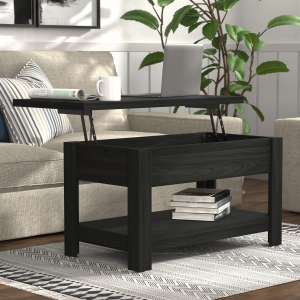 Hillsdale FurnitureCoover Lift Top Wood Coffee Table in Black
