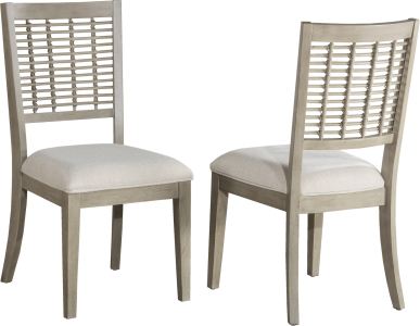 Hillsdale FurnitureOcala Wood Dining Chair, Set of 2 in Sandy Gray