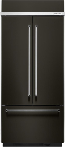 KitchenAid20.8 Cu. Ft. 36" Width Built In Stainless Steel French Door Refrigerator with Platinum Interior Design