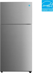 Element ApplianceElement 18.0 cu. ft. Top Freezer Refrigerator - Stainless Steel