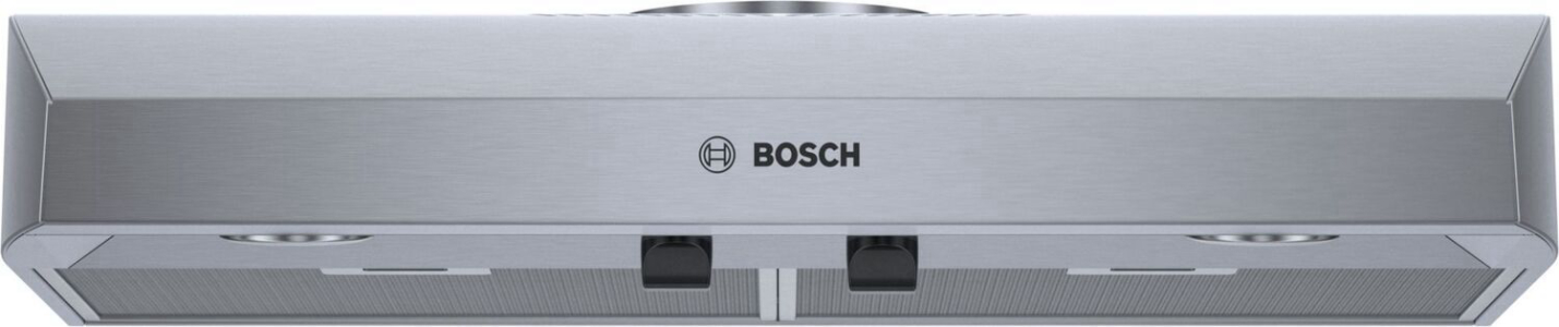 Bosch500 Series, 30" Under-cabinet Hood, 400 CFM, Halogen lights, Stnls