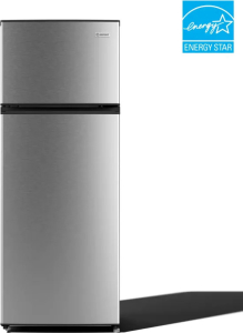 Element ApplianceElement 7.1 cu. ft. Top Freezer Refrigerator - Stainless Look