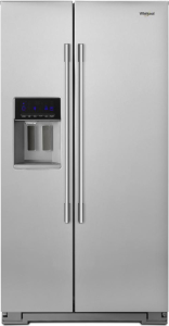 Whirlpool36-inch Wide Contemporary Handle Counter Depth Side-by-Side Refrigerator - 21 cu. ft.